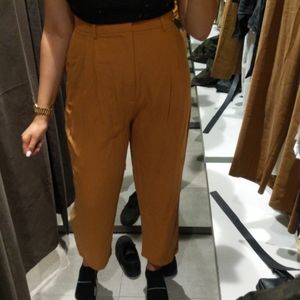 Orange/tan Zara pants Size Large